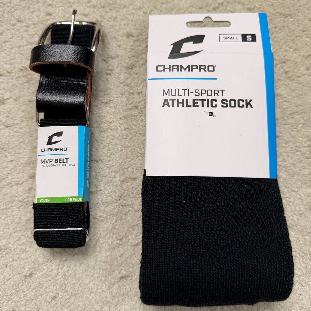 NWT Baseball Belt and Socks